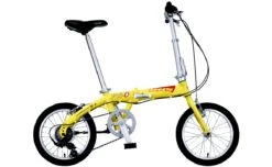 KHS F16-D Expresso - Folding Bike - Yellow