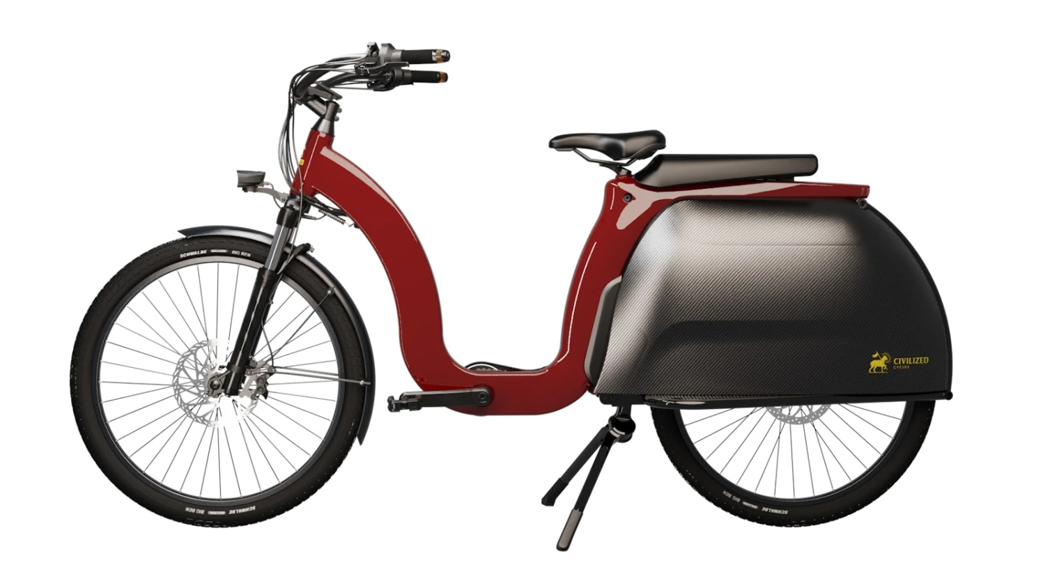 Civilized Cycles 2023 Civilized Model 1 - Empire Red 2 Civilized Cycles 2023 Civilized Model 1 - Empire Red