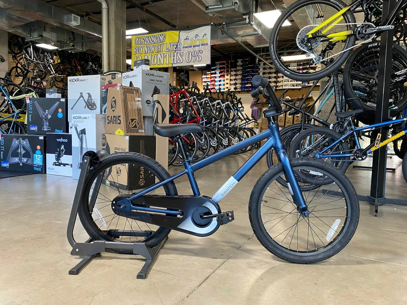 Batch Bicycles Batch 20" Kids Bicycle Matte Pitch Blue 2022 3 Batch Bicycles Batch 20" Kids Bicycle Matte Pitch Blue 2022